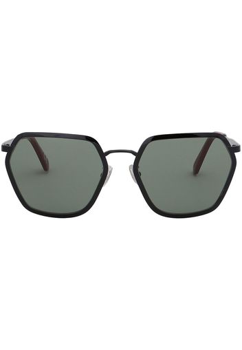 Marni geometric-frame detail sunglasses - Schwarz