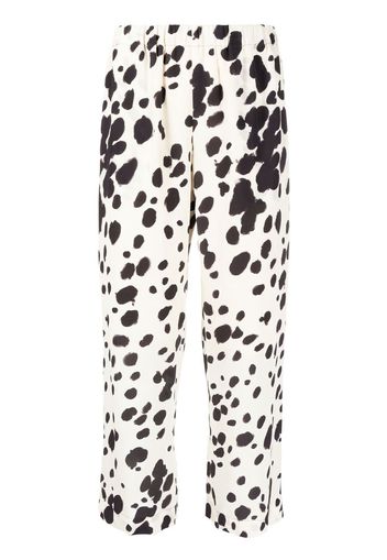 Marni Cropped-Hose mit Print - Nude