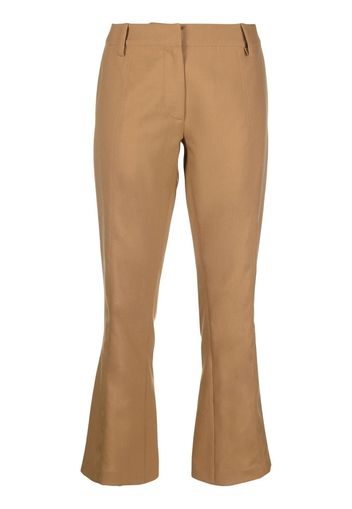 Marni Ausgestellte Cropped-Hose - Nude