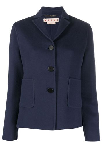 Marni Einreihige Jacke - Blau