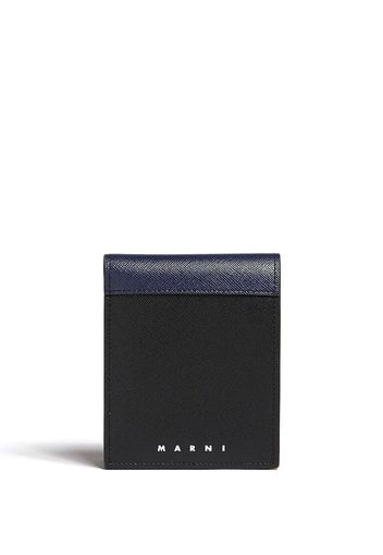 Marni two-tone bi-fold wallet - Blau