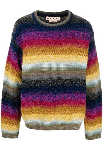 Marni Gestreifter Pullover - Gelb