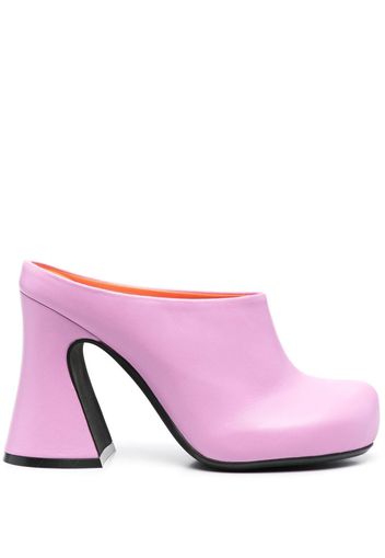 Marni 120mm chunky mules - Rosa