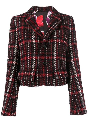 Marni single-breasted tweed jacket - Rot