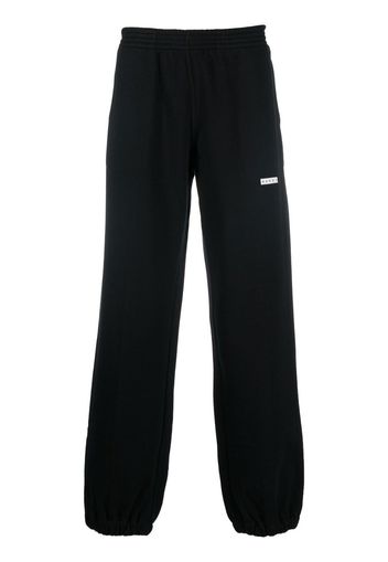 Marni logo-patch track pants - Schwarz