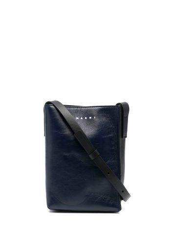 Marni small Museo leather crossbody bag - Blau