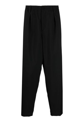 Marni cropped drop-crotch trousers - Schwarz