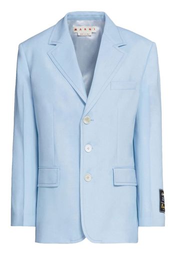 Marni Einreihiger Blazer - Blau