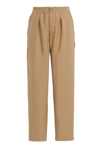 Marni straight-leg wool trousers - Nude