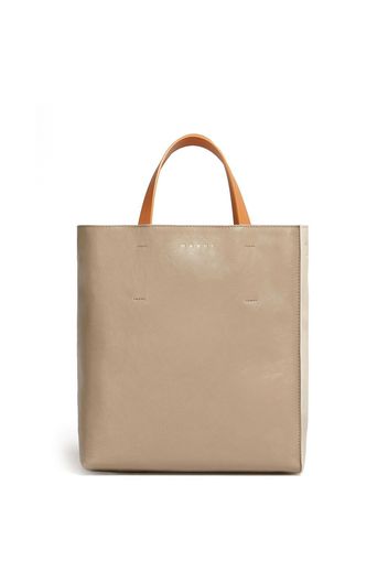 Marni Soft colour-block tote bag - Nude