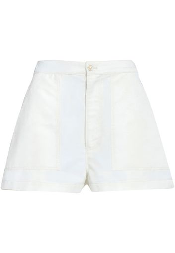 Marni Shorts mit hohem Bund - Weiß