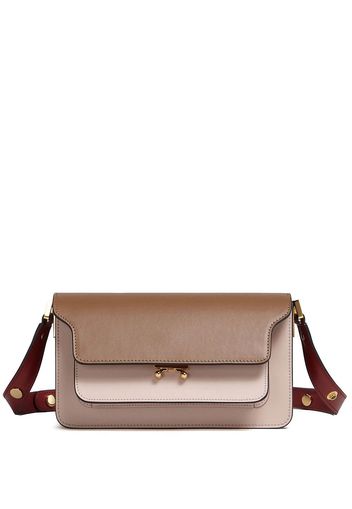 Marni Trunk colourblock shoulder bag - Nude