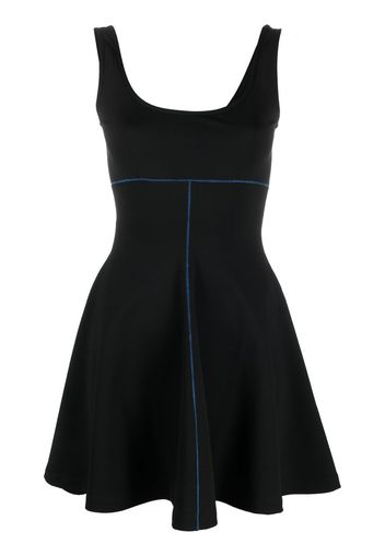 Marni flared-hem dress - Schwarz