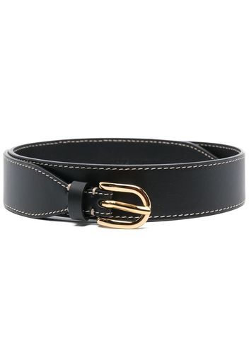 Marni buckled leather belt - Schwarz