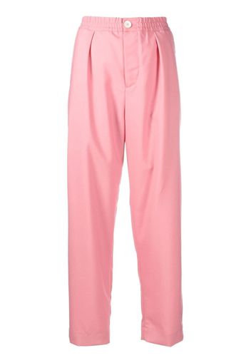 Marni straight-leg wool trousers - Rosa