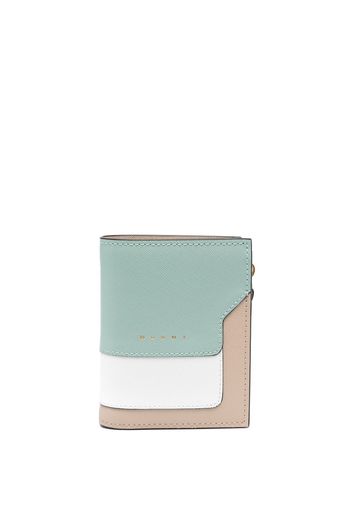 Marni bi-fold leather wallet - Grün