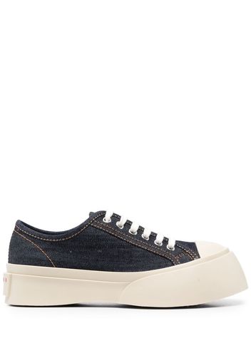 Marni Pablo canvas low-top sneakers - Blau