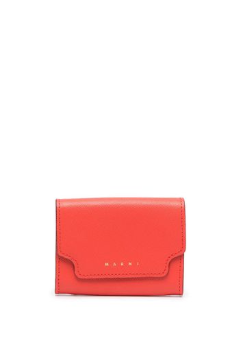 Marni two-tone wallet - Rot