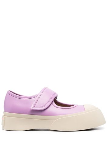 Marni Pablo leather Mary Jane sneakers - Violett