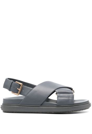 Marni Fussbett criss-cross sandals - Blau