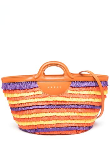 Marni Tropicalia fringed bag - Orange