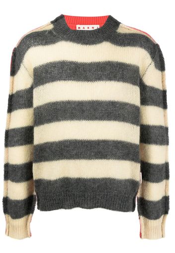 Marni stripe-print knit jumper - Nude