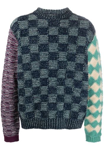 Marni chunky-knit virgin-wool jumper - Blau