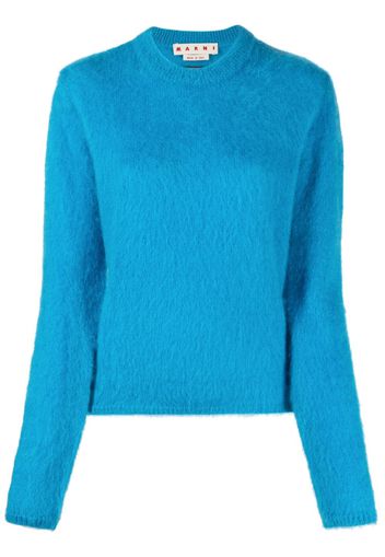 Marni crew-neck long-sleeve jumper - Blau