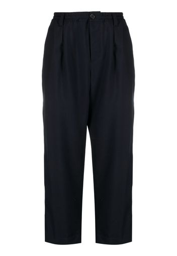 Marni tapered-leg wool trousers - Blau