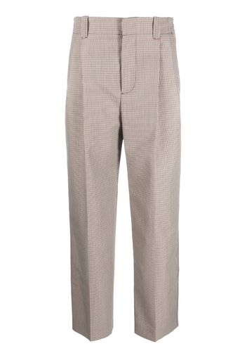 Marni pleated cropped trousers - Nude