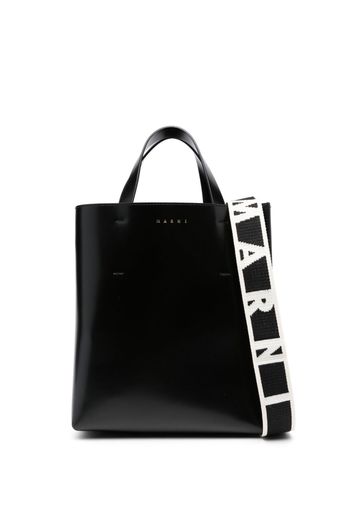 Marni small Museo leather tote bag - Schwarz