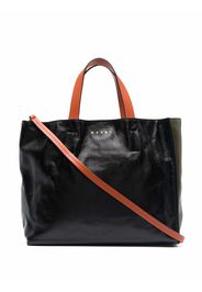 Marni Shopper in Colour-Block-Optik - Schwarz