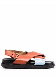 Marni Fussbett Sandalen - Orange