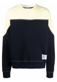 Marni Sweatshirt in Colour-Block-Optik - Blau