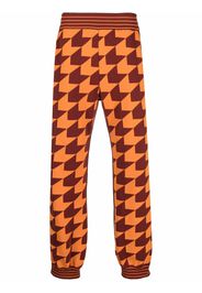 Marni Jogginghose mit Zickzackmuster - Orange