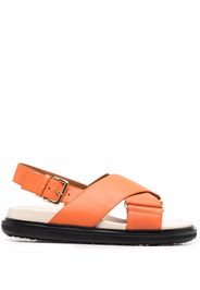 Marni Fussbett Sandalen - Orange