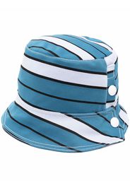 Marni striped bucket hat - Blau