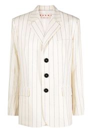 Marni Gestreifter Blazer - Nude