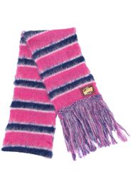 Marni striped knitted scarf - Rosa