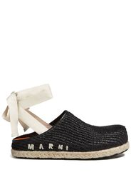 Marni Sabot ribbon-tie shoes - Blau