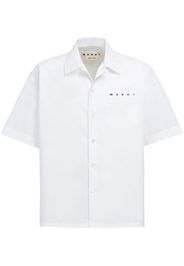 Marni short-sleeve cotton shirt - Weiß