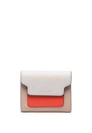 Marni colour-block leather purse - Nude