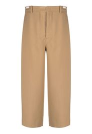 Marni tapered-leg trousers - Nude