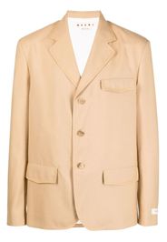 Marni single-breasted blazer - Braun