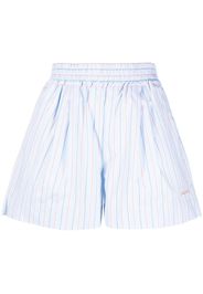 Marni striped cotton shorts - Blau