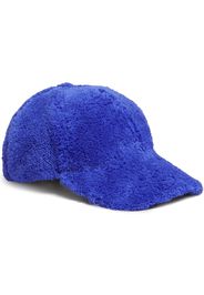 Marni logo-embroidered terry-cloth cap - Blau