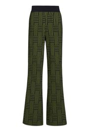 Marni Slim-Fit-Hose mit Print - Grün
