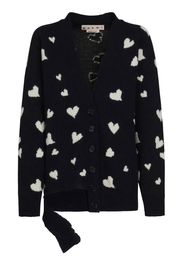 Marni Cardigan mit Print - Schwarz