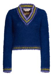 Marni Pullover mit V-Ausschnitt - Blau