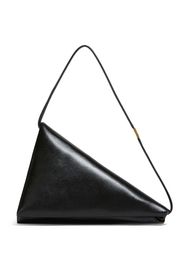 Marni triangle leather shoulder bag - Schwarz